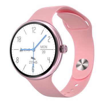 Immax NEO 9040 - Išmanusis laikrodis Lady Music Fit 300 mAh IP67 rožinis
