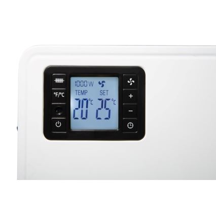 Immax NEO 07760L – elektrinis konvektoriaus šildytuvas 1000/1300/2300W LCD/laikmatis/TURBO/termostatas Wi-Fi Tuya + VP