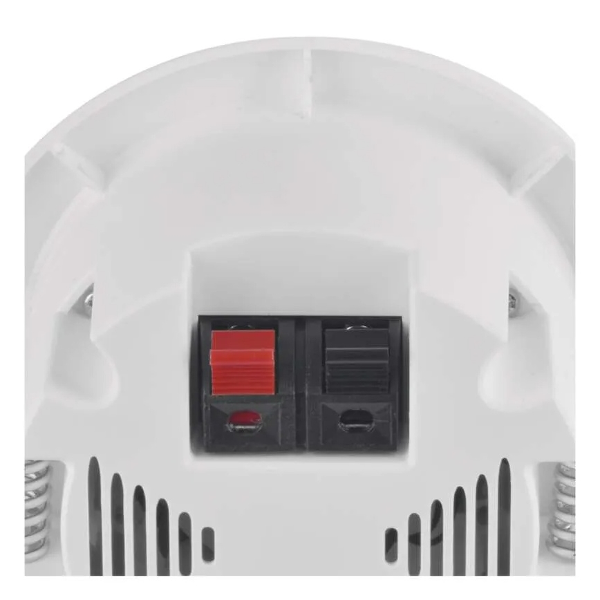 Įmontuojamas belaidis durų skambutis 230 V + 1 x CR2032, baltas