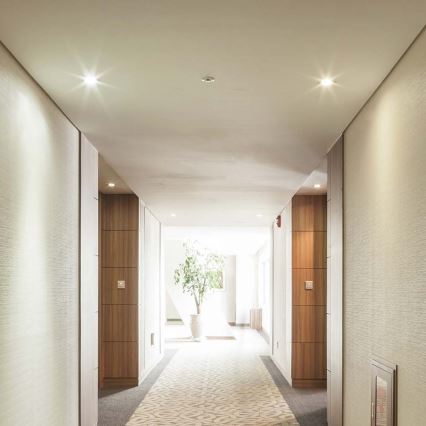 Įleidžiamas šviestuvas GU10 skersmuo 9 cm juodas