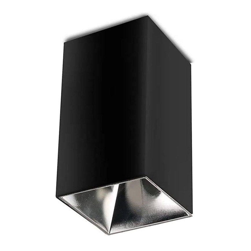 Įmontuojamas šviestuvas 1xGU10/35W/230V juoda/sidabrinė