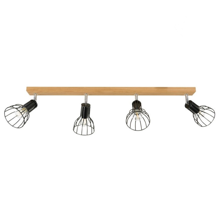 Įmontuojamas šviestuvas MEGAN 4xE14/40W/230V ąžuolas