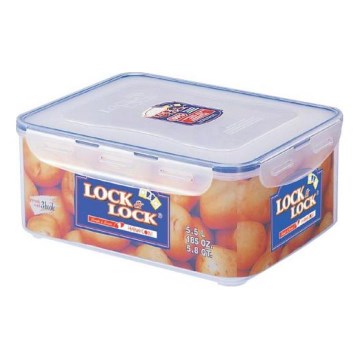 Indelis maistui LOCK 5,5 l mėlynas/skaidrus