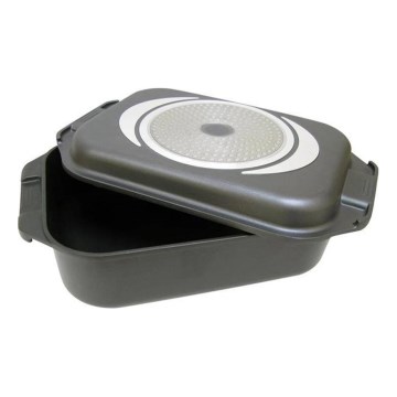 Indukcinis kepimo indas TORO 2 viename, 9 l, 42 x 25 cm, juodas