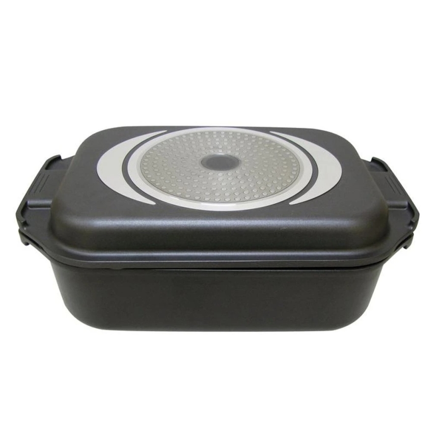 Indukcinis kepimo indas TORO 2 viename, 9 l, 42 x 25 cm, juodas
