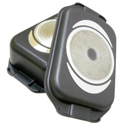 Indukcinis kepimo indas TORO 2 viename, 9 l, 42 x 25 cm, juodas