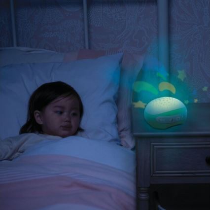 Infantino - Kūdikio lovelė mobilus Su melody 3in1 3xAA žalia