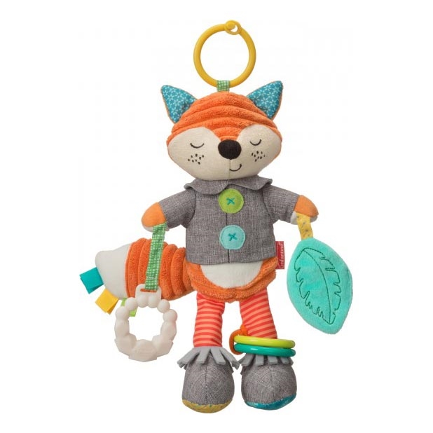 Infantino - Pliušinis žaislas su kramtukais 30 cm male lapė