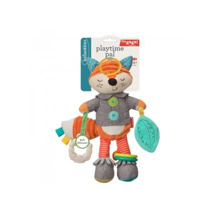 Infantino - Pliušinis žaislas su kramtukais 30 cm male lapė
