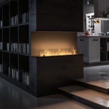 InFire - Pastatomas BIO židinys 100x50 cm 3kW juodos spalvos