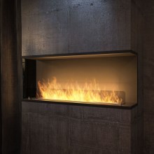 InFire - Pastatomas BIO židinys 120x50 cm 3kW juodos spalvos