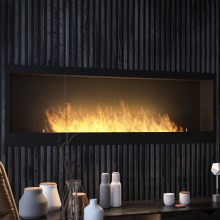 InFire - Pastatomas BIO židinys 150x50 cm 4,2kW juodos spalvos