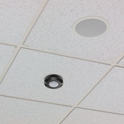 Infraraudonųjų spindulių judesio jutiklis 360° 200W/230V juoda
