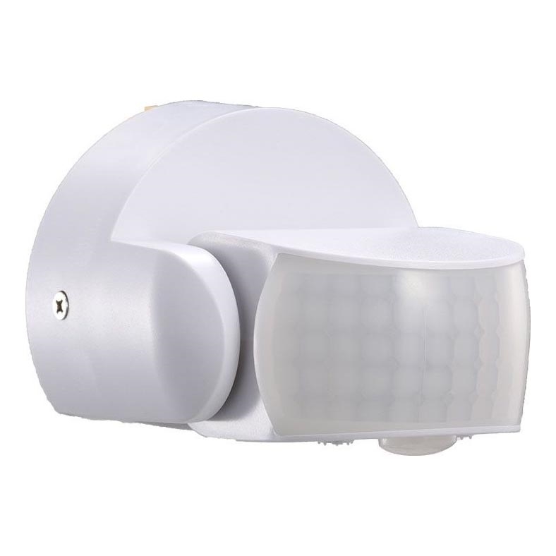Infraraudonųjų spindulių lauko judesio jutiklis 180/360° 600W/230V IP65 balta