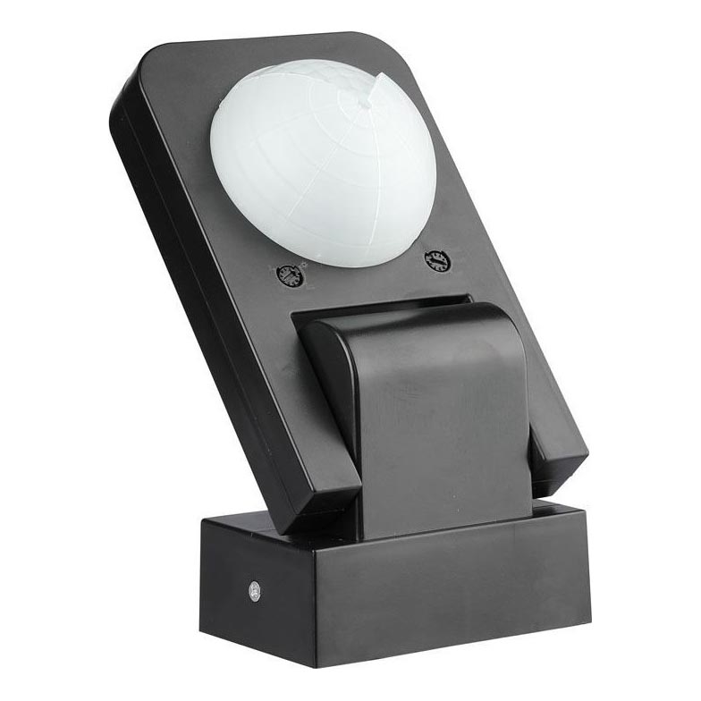 Infraraudonųjų spindulių lauko judesio jutiklis 360° 1000W/230V IP65 juoda