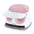 Ingenuity - 2 viename valgomojo kėdės pakėlėjas BABY BASE rožinė