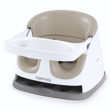 Ingenuity - Booster seat 2in1 BABY BASE smėlio spalva