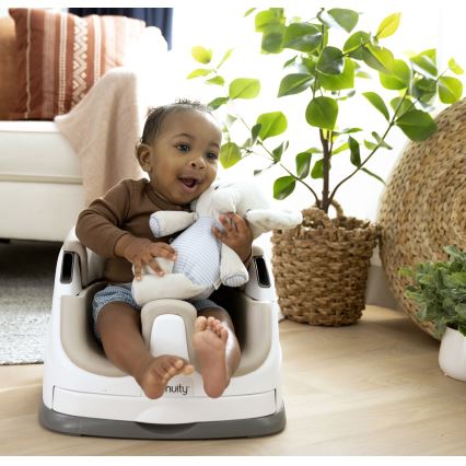 Ingenuity - Booster seat 2in1 BABY BASE smėlio spalva