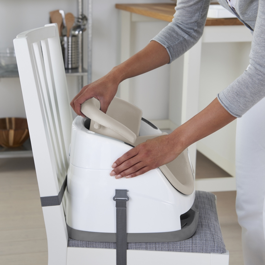 Ingenuity - Booster seat 2in1 BABY BASE smėlio spalva