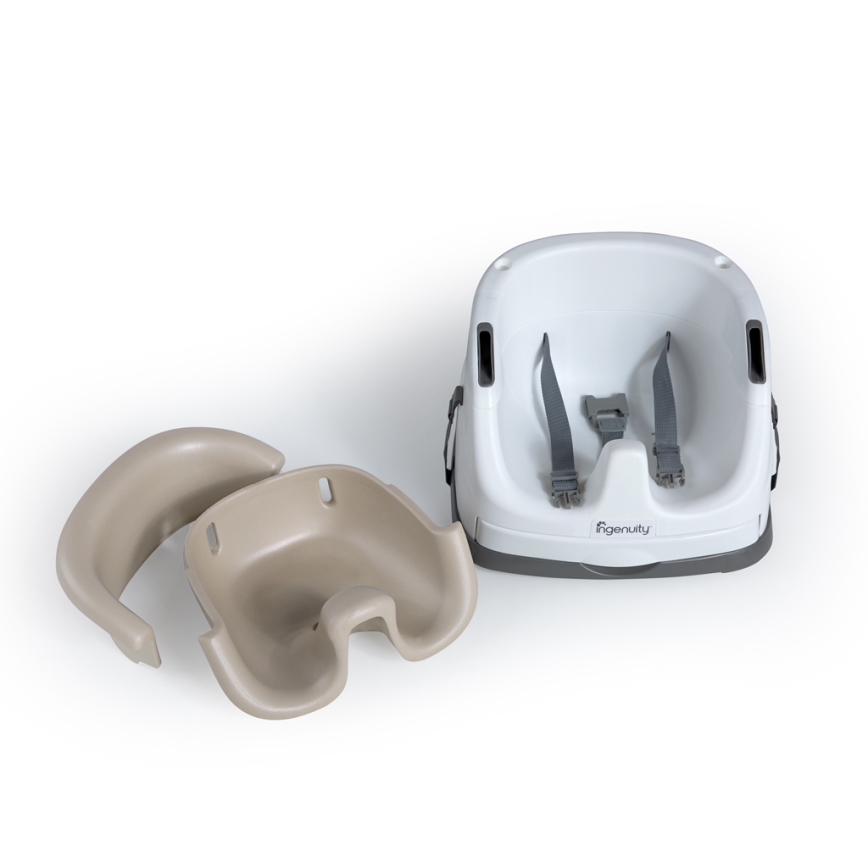 Ingenuity - Booster seat 2in1 BABY BASE smėlio spalva