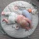 Ingenuity - Kūdikio antklodė, skirta žaisti LOAMY mėtų/pilka