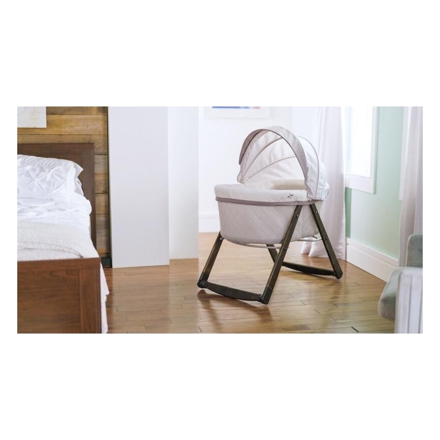 Ingenuity - Kūdikio supama lovelė CARRINGTON pilka/ruda
