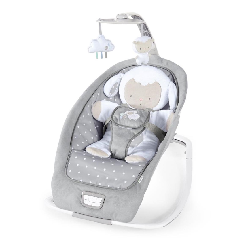 Ingenuity - Kūdikių rokeris su melodija CUDDLE LAMB 3xLR14
