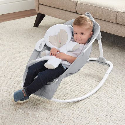 Ingenuity - Kūdikių rokeris su melodija CUDDLE LAMB 3xLR14