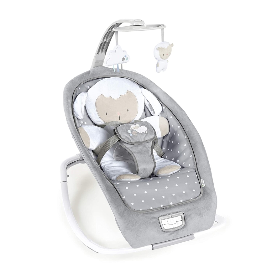 Ingenuity - Kūdikių rokeris su melodija CUDDLE LAMB 3xLR14