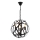 IRONBALL 3xE27/40W/230V juoda pakaba