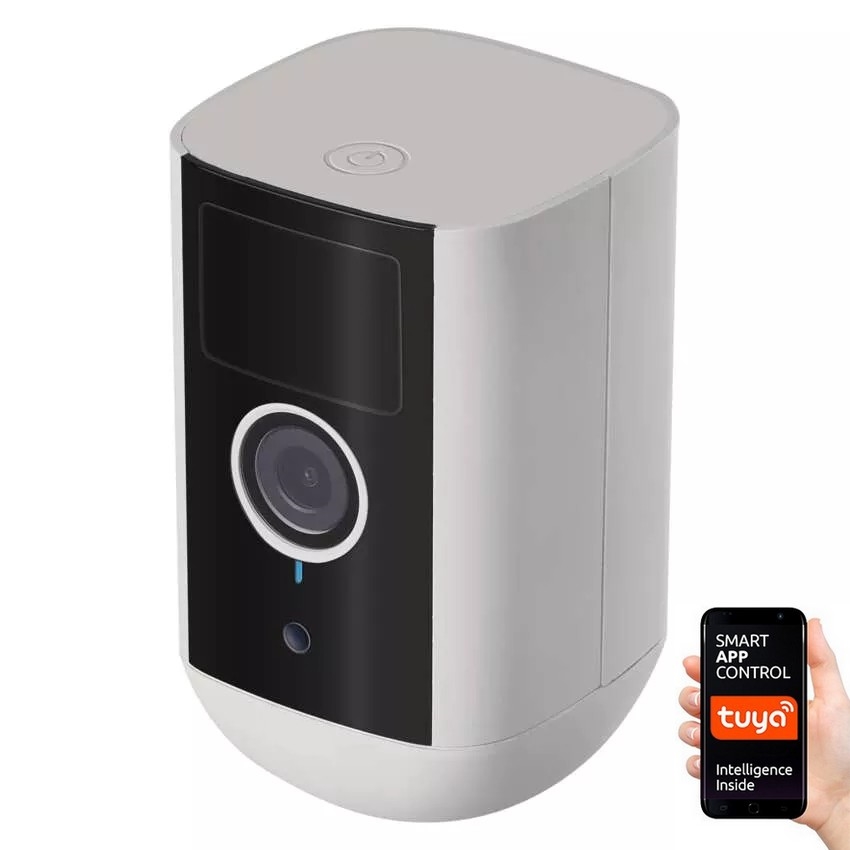 Išmani lauko kamera su judesio jutikliu GoSmart 5V 9600mAh IP65 Wi-Fi Tuya