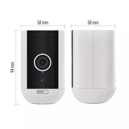 Išmani lauko kamera su judesio jutikliu GoSmart 5V 9600mAh IP65 Wi-Fi Tuya