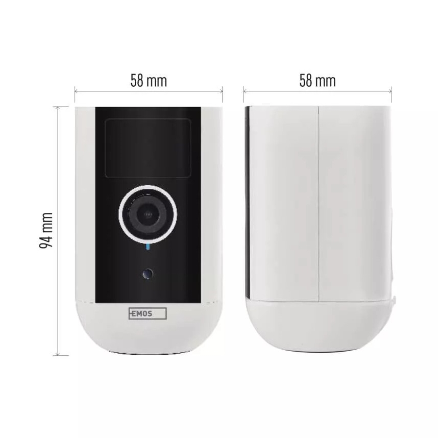 Išmani lauko kamera su judesio jutikliu GoSmart 5V 9600mAh IP65 Wi-Fi Tuya
