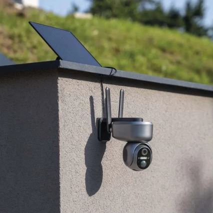 Išmani saulės energijos kamera su jutikliu GoSmart 4G/LTE 10400mAh 5V IP65 Tuya