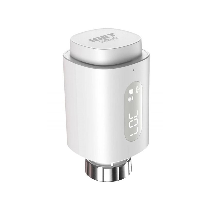 Išmani termostatinė galvutė su LED ekranas 2xAA/3V Zigbee