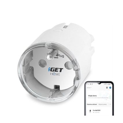 Išmanioji kištukinė rozetė su energijos suvartojimo matavimu 3680W/230V Wi-Fi Tuya