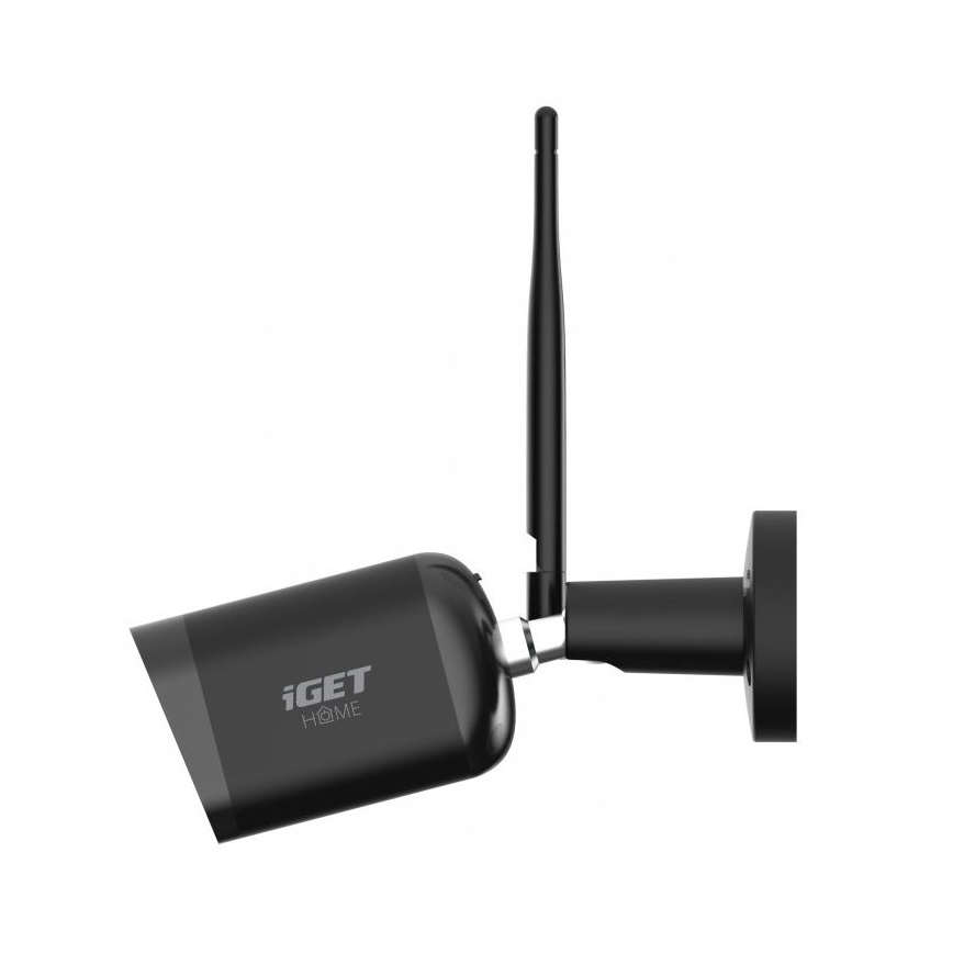 Išmanioji lauko kamera su jutikliu Full HD 1080p 12V IP65 Wi-Fi Tuya juoda