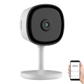 Išmanioji vidaus kamera su Full HD 1080p jutikliu, 5 V, Wi‑Fi, Tuya, balta