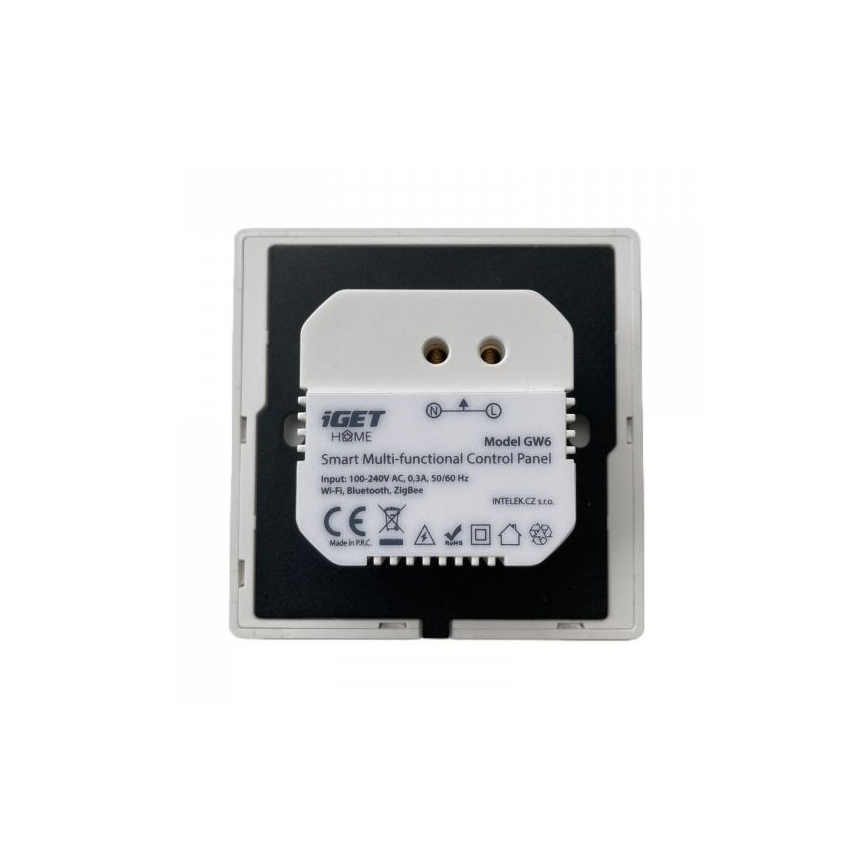 Išmanus jungtuvas su jutikliniu ekranu GW6 Wi-Fi Zigbee Bluetooth