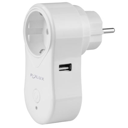 Išmanus kištukas SMART 3400W/230V Wi-Fi Tuya + USB SCHUKO