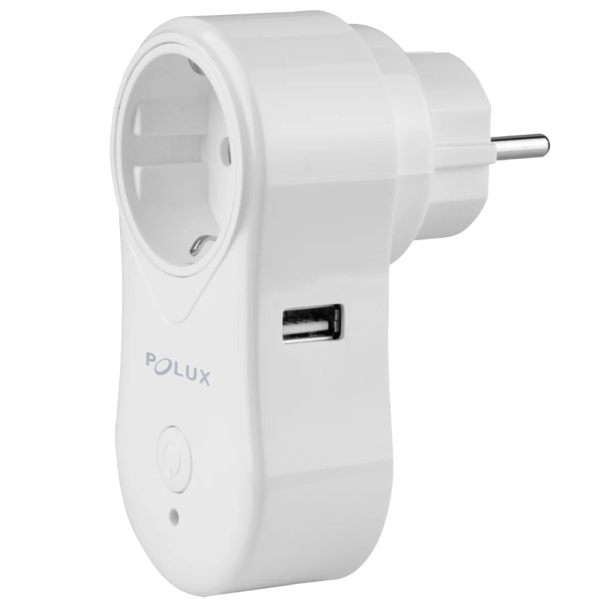 Išmanus kištukas SMART 3400W/230V Wi-Fi Tuya + USB SCHUKO
