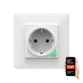 Išmanus kištukas SMART 3680W/230V/16A Wi-Fi Tuya SCHUKO