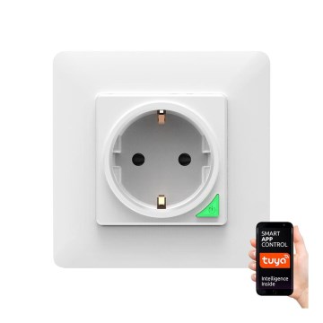 Išmanus kištukas SMART 3680W/230V/16A Wi-Fi Tuya SCHUKO