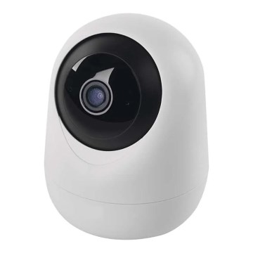 Išmanus patalpose swivel Kamera su judesio jutikliu GoSmart 5V Wi-Fi Tuya balta