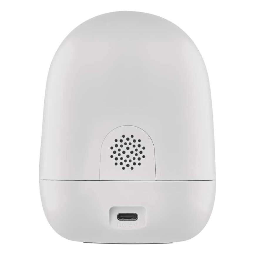 Išmanus patalpose swivel Kamera su judesio jutikliu GoSmart 5V Wi-Fi Tuya balta