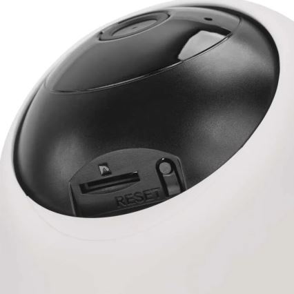 Išmanus patalpose swivel Kamera su judesio jutikliu GoSmart 5V Wi-Fi Tuya balta