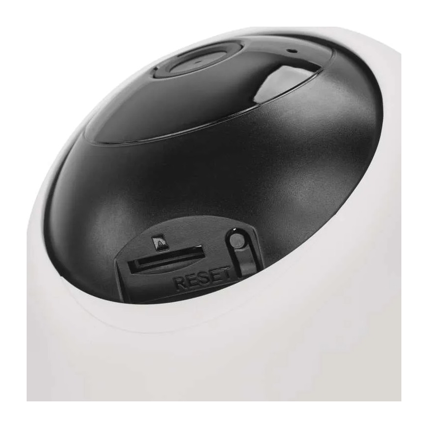 Išmanus patalpose swivel Kamera su judesio jutikliu GoSmart 5V Wi-Fi Tuya balta