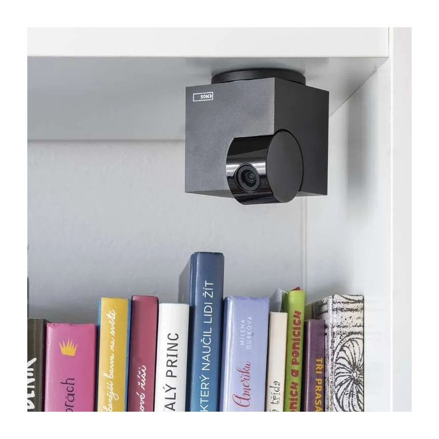 Išmanus patalpose swivel Kamera su judesio jutikliu GoSmart 5V Wi-Fi Tuya juoda