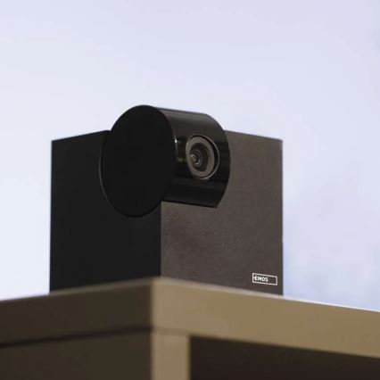 Išmanus patalpose swivel Kamera su judesio jutikliu GoSmart 5V Wi-Fi Tuya juoda