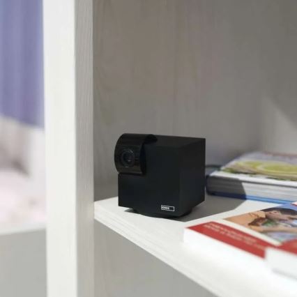 Išmanus patalpose swivel Kamera su judesio jutikliu GoSmart 5V Wi-Fi Tuya juoda